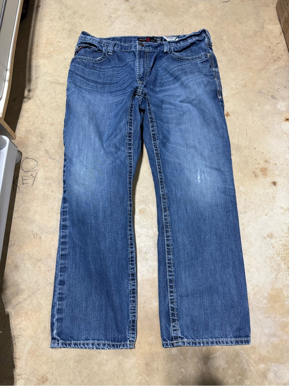 Ariat Jeans Men 40x32 Boot Cut FR M4 Relaxed CAT2 Flame Fire Resistant Workwear